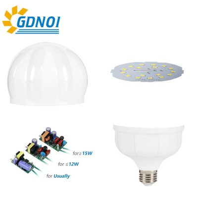 led bulb raw material assemble skd led bulb 8-13W 13-17W 18-22W 23-27W  e27 b22 plastic aluminum led t60 8-13w bulb